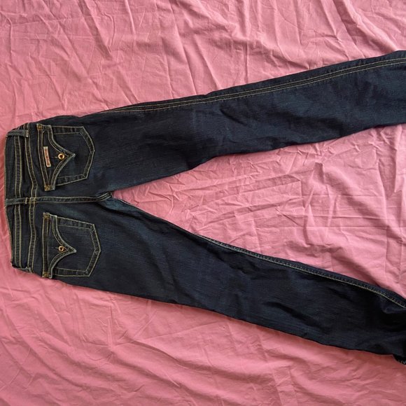 HUDSON LOWRISE DARK WASH JEANS - Picture 5 of 7
